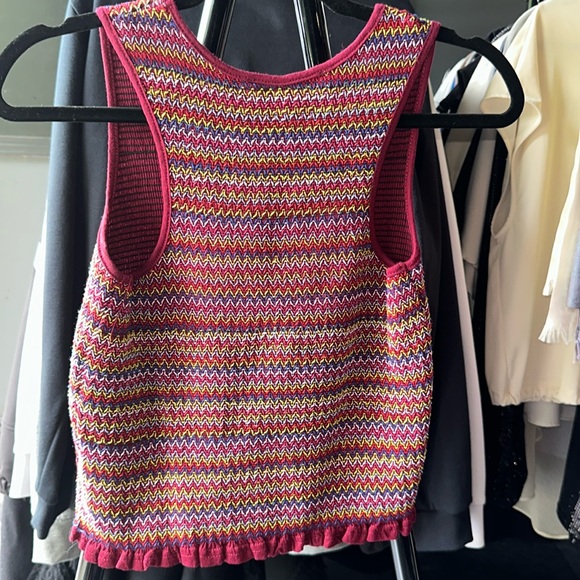 Rewash Ribbed Crop Tank - Picture 6 of 8